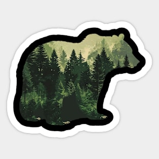 Grizzly Bear Endangerment Sticker